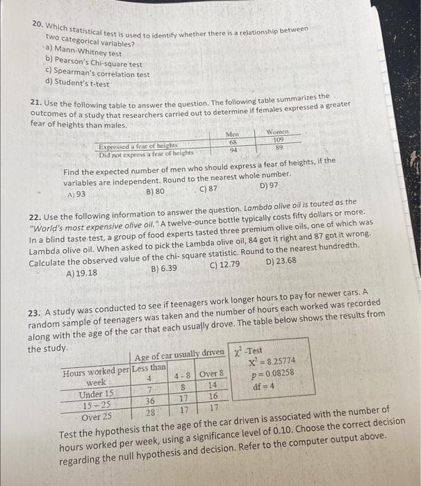Statistics intelligence overview