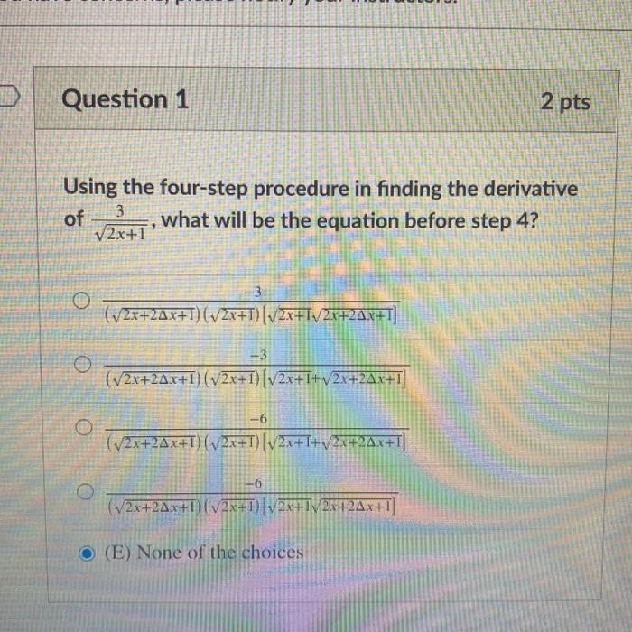 Solved > Question 1 2 pts of Using the four-step procedure | Chegg.com
