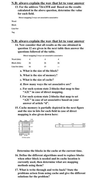 Solved 1. What is the Reason for Cache Memory? 2. What are | Chegg.com