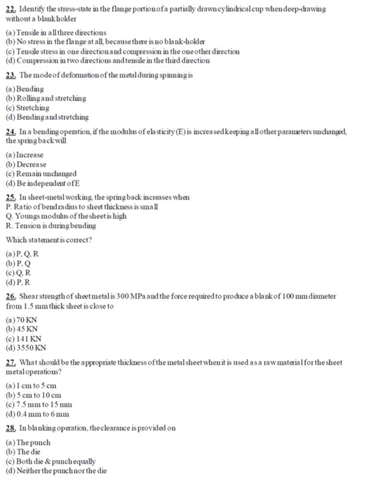 Solved 22. Identify the stress-state in the flange | Chegg.com