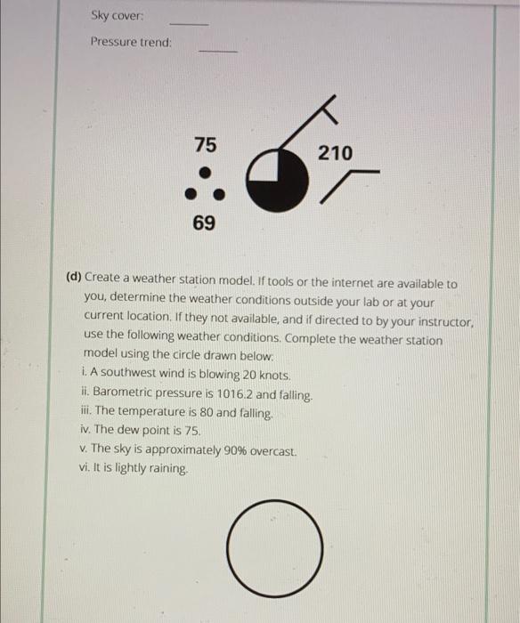 Solved EXERCISE 18.5 Understanding Weather Station Models