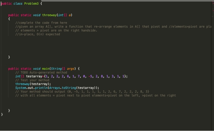 Solved 3. Consider the Partition algorithm we discussed in | Chegg.com