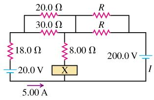 Solved In the circuit shown in the figure , the current in | Chegg.com