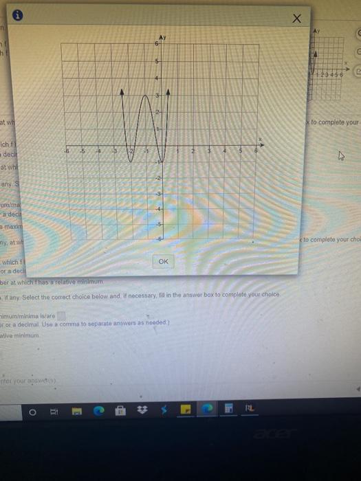Solved The graph of a function is given Use the graph to | Chegg.com