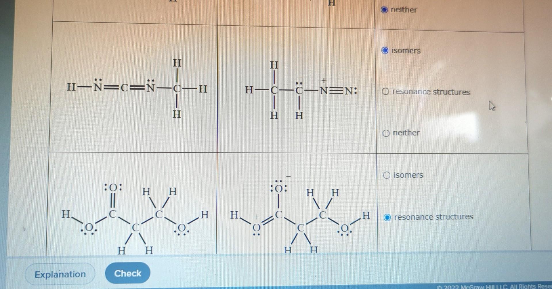 Solved Determine The Relationship Between Structure A And | Chegg.com