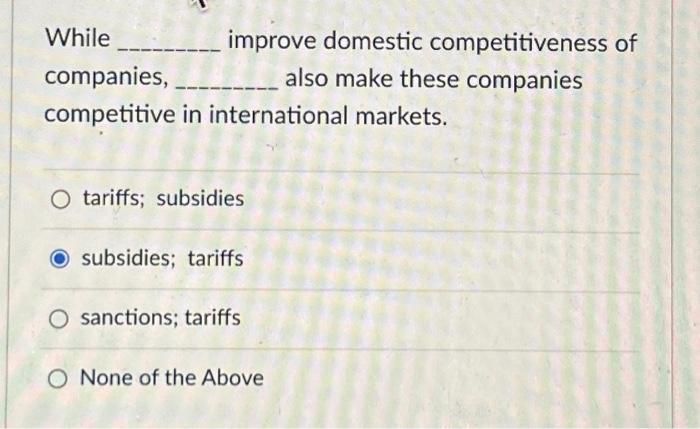 Domestic Producers Standards For Success In A Competitive World - dpefcqi