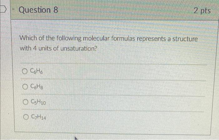 Solved >> Question 1 4 pts Select all of the molecules below | Chegg.com