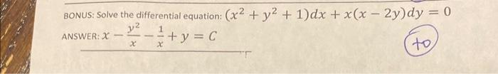 Solved This is Differential Equations. These problems have | Chegg.com