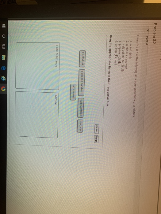 Solved Problem 3.2 Part A Classify each of the following as