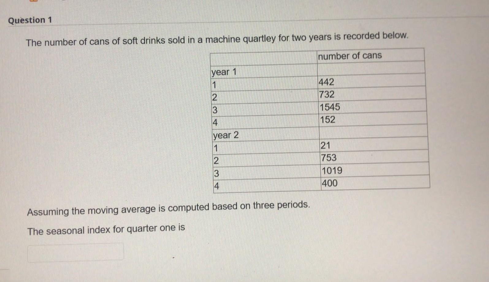 Solved The number of cans of soft drinks sold in a machine