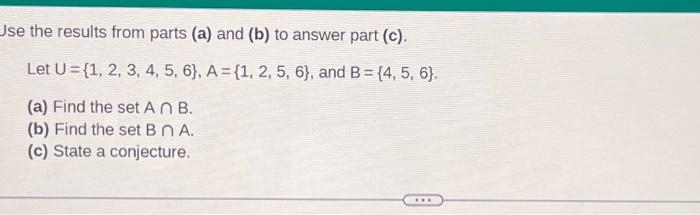 Solved Se The Results From Parts (a) And (b) To Answer Part | Chegg.com