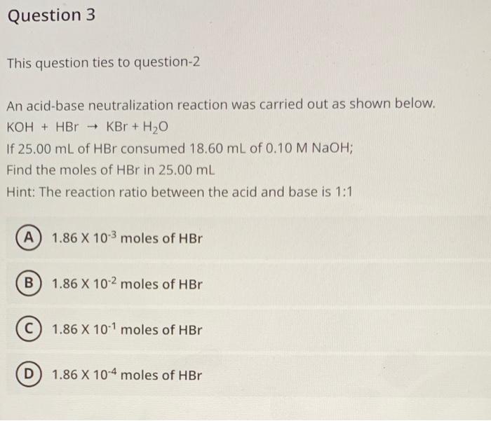 Solved Question 1 Calculate the mass of NaOH that is | Chegg.com