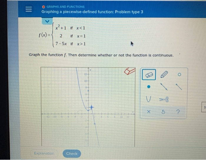 Solved Ographs And Functions Graphing A Piecewise Defined Chegg Com