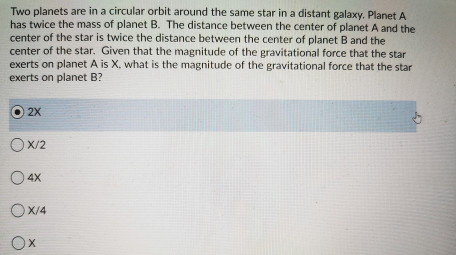 Solved Two Planets Are In A Circular Orbit Around The Same | Chegg.com