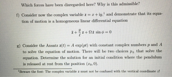 Solved Problem 10 1 Foucault Pendulum A Pendulum Of Mas Chegg Com