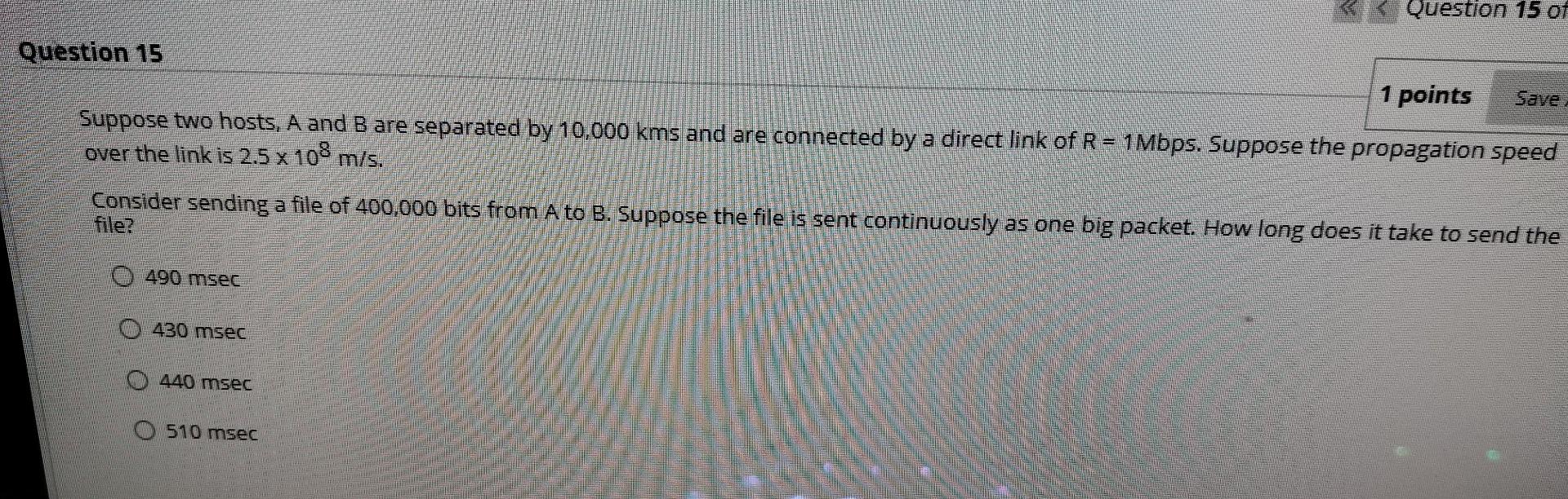 Solved Question 15 of Question 15 1 points Save Suppose two | Chegg.com