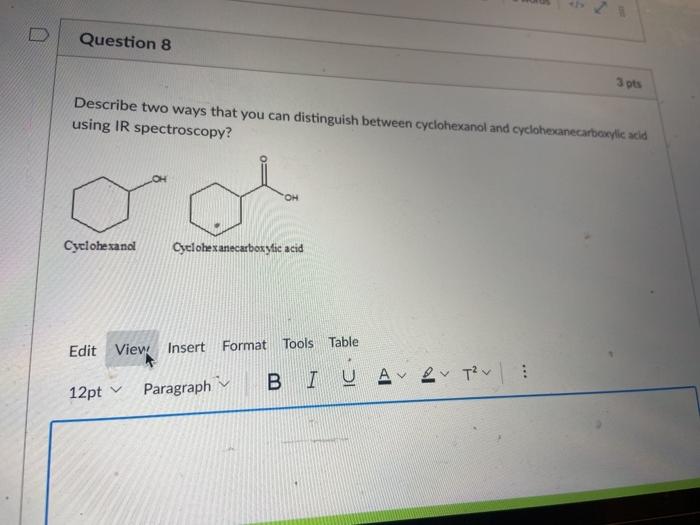 Solved Question 8 3 pts Describe two ways that you can | Chegg.com