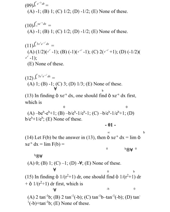 Solved 09 Sed A 1 B 1 C 1 2 D 1 2 E None Chegg Com