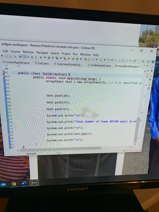 Reverse Polish Hp Style Caluculator Part 1 I Am Chegg Com