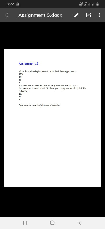 Solved EW Assignment 5.docx Open with Assignment 5 Write the | Chegg.com