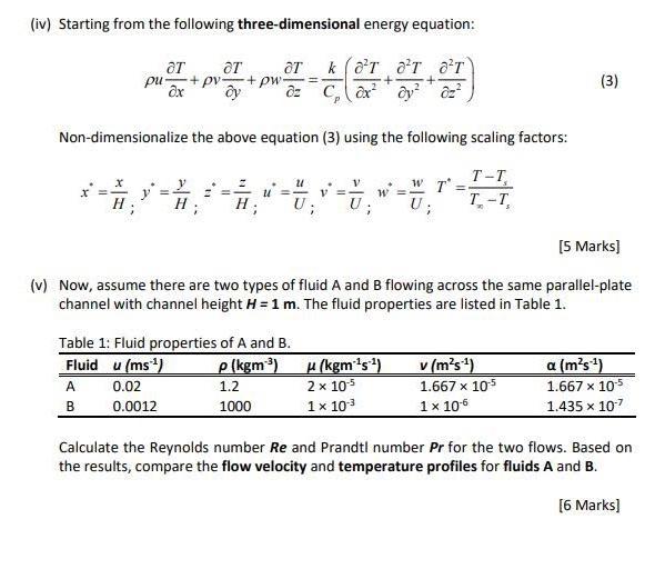 Solved The Mass Conservation Equation Is Given As Opolpu Chegg Com