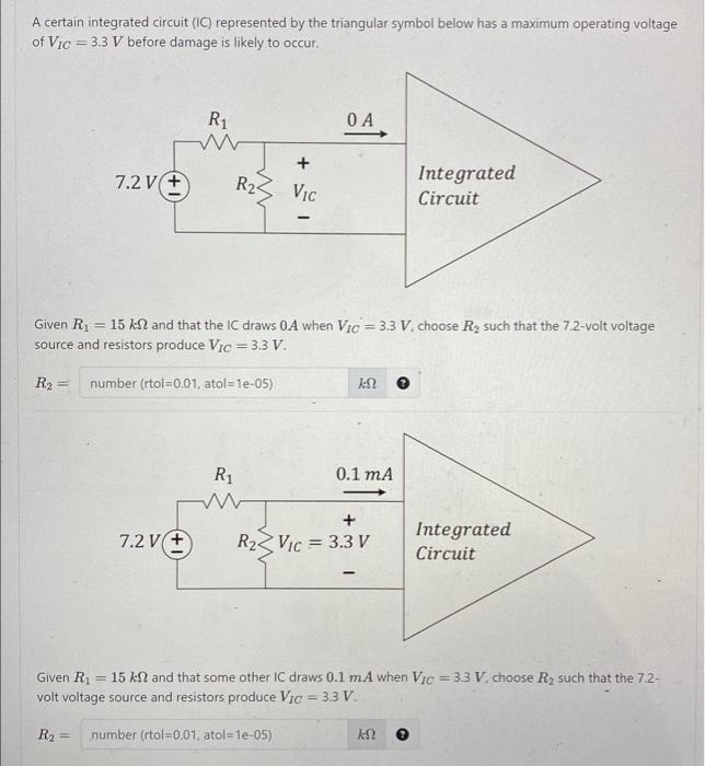 Solved A certain integrated circuit (IC) represented by the | Chegg.com