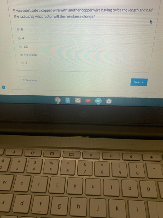 Solved If you substitute a copper wire with another copper