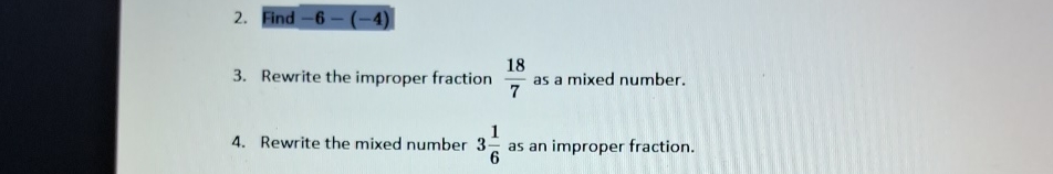 rewrite 6 2 3 as an improper fraction