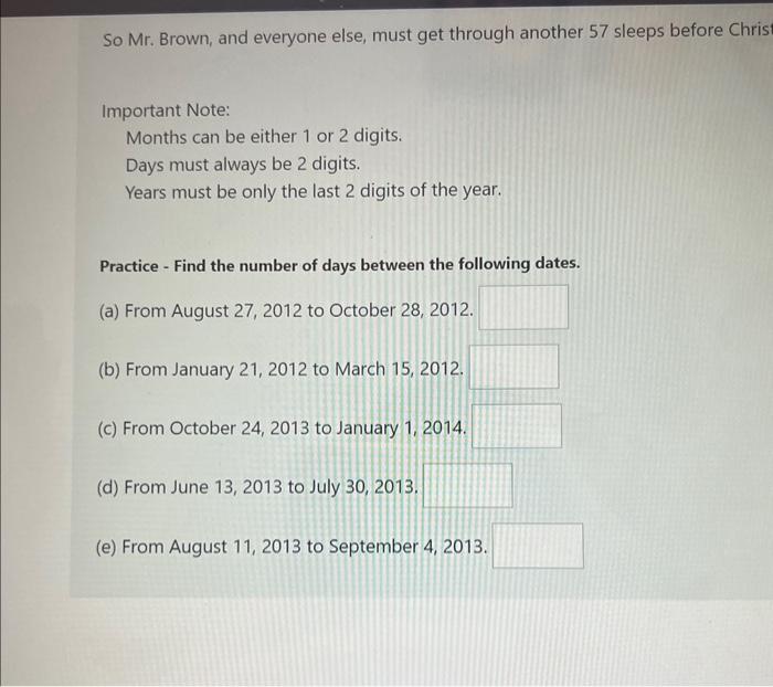 Solved Find The Number Of Days Between Dates Using Your TI | Chegg.com