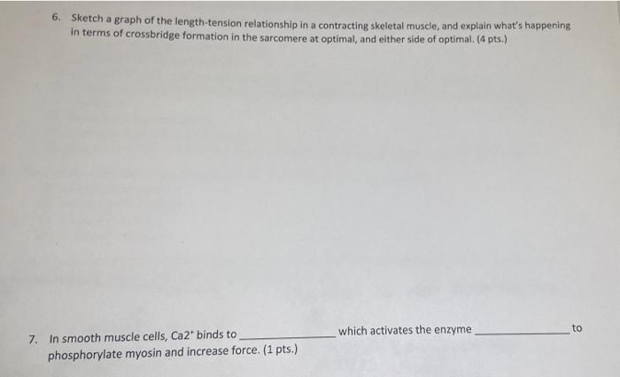 Solved 3. Before a muscle can start to shorten, the force | Chegg.com
