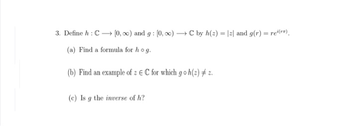 3 Define H C 0 00 And 9 0 00 By H Z Z Chegg Com