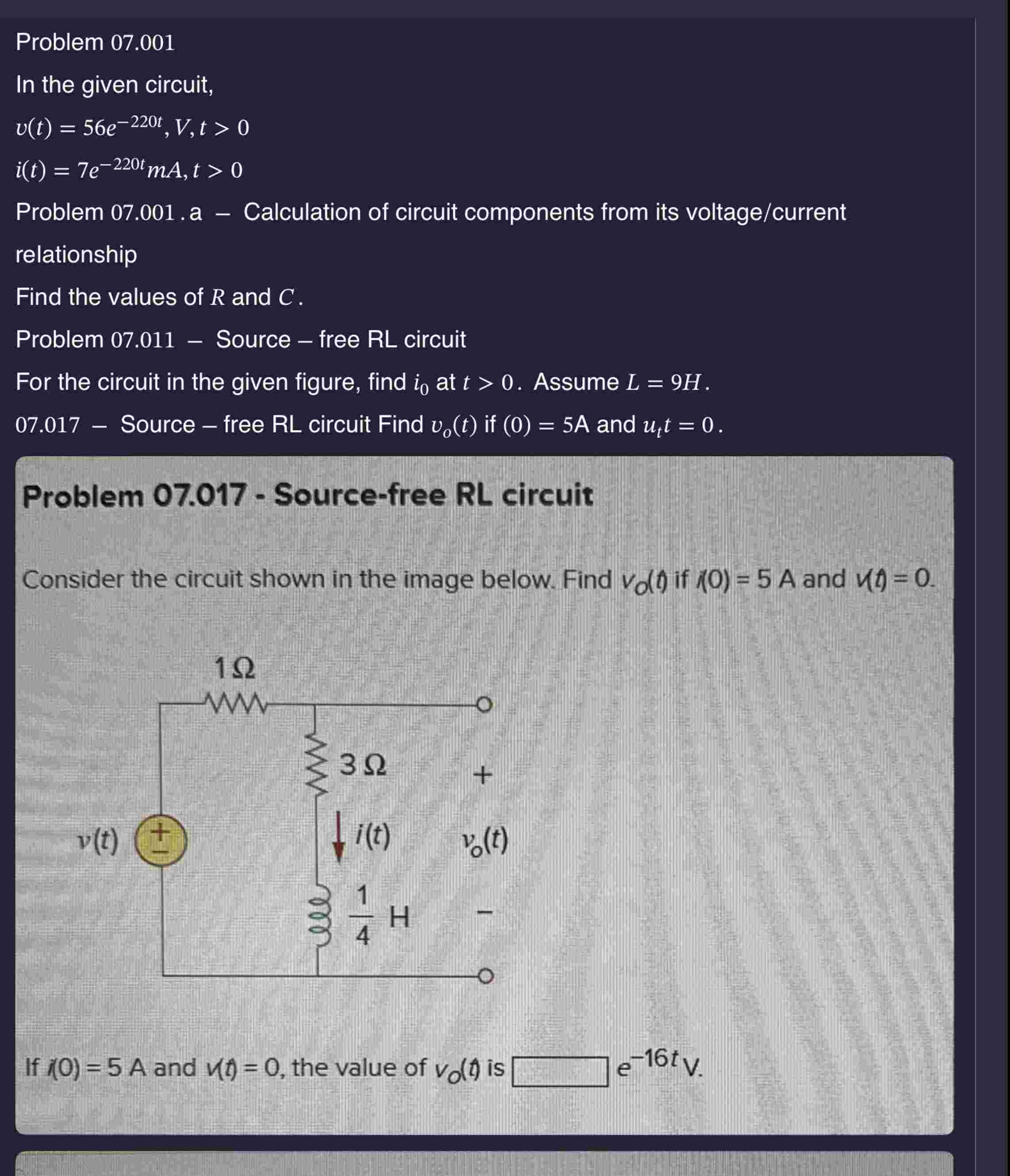 Solved PLEASE ANSWER THESE 3 ﻿QUESTIONS Problem 7.017 | Chegg.com