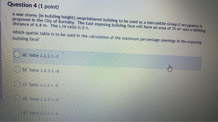 Solved Question 5 (6 points) In the building in Question 4, | Chegg.com
