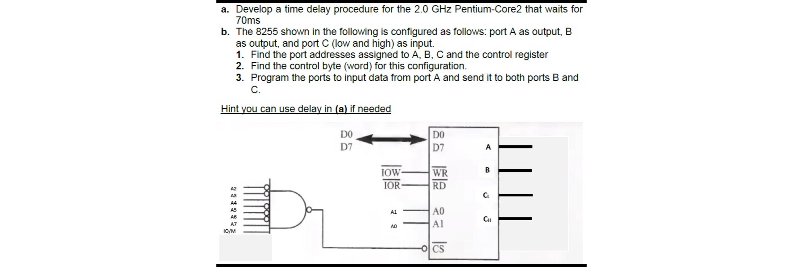 Solved a. ﻿Develop a time delay procedure for the 2.0GHz
