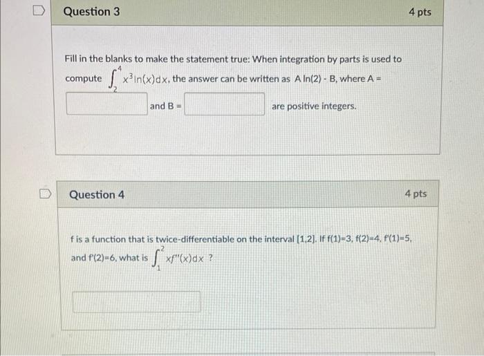 Solved Fill in the blanks to make the statement true: When | Chegg.com