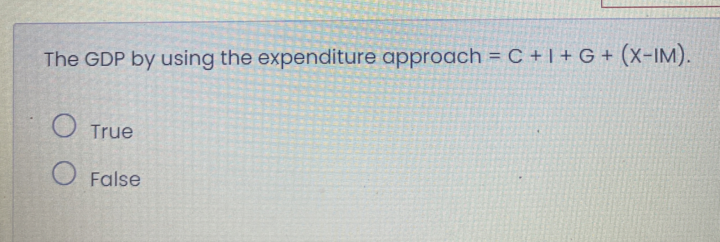 Solved The GDP by using the expenditure approach | Chegg.com