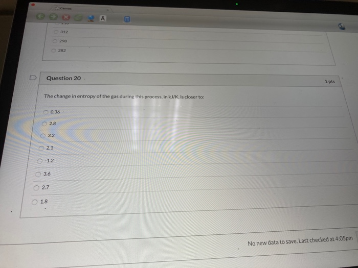 Solved Question 18 1 pts Problems 18-20 are based on the | Chegg.com