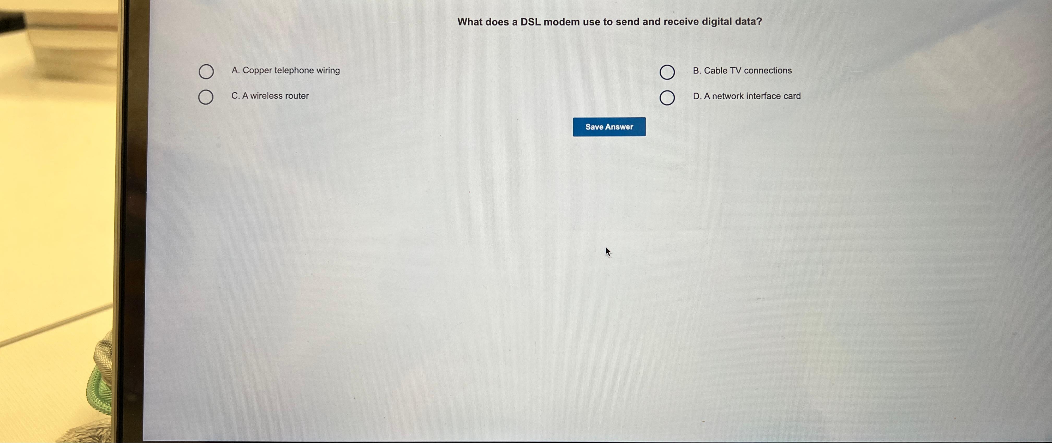 solved-what-does-a-dsl-modem-use-to-send-and-receive-digital-chegg