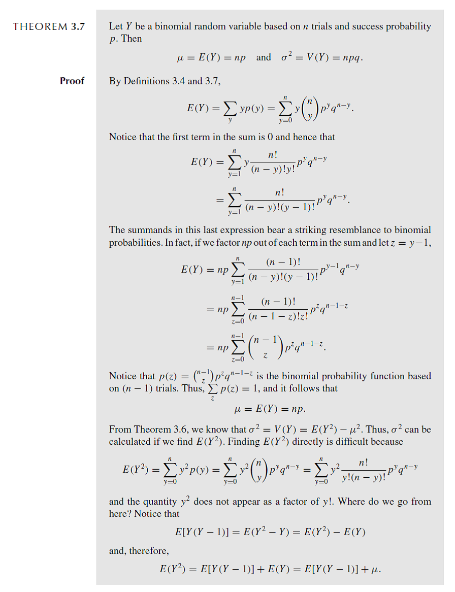 Solved Suppose That Y Is A Binomial Random Variable With N 2 Tr Chegg Com