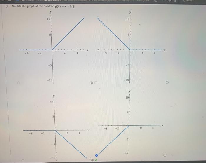 Solved Ju 6 Sketch The Graph Of The Function G X X Chegg Com