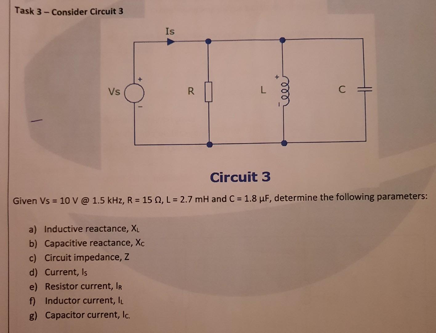 Solved Part 2 Consider Circuit 3 again. a) To what