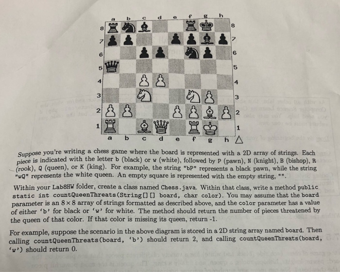 Solved Introduction A game of chess has several kinds of