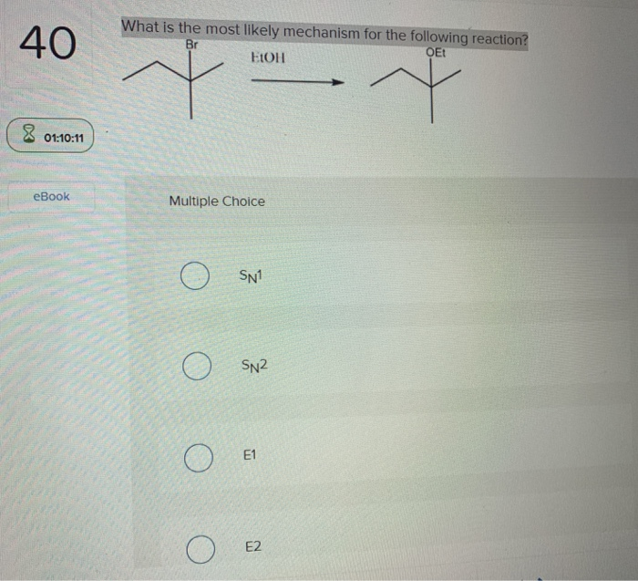 Solved What Is The Most Likely Mechanism For The Following | Chegg.com