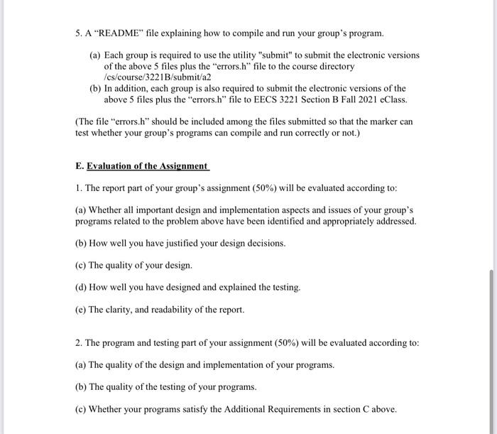 A. Description of the Assignment Al. You are required | Chegg.com