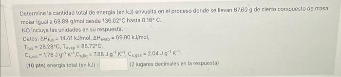 comment calculer la quantité totale d énergie en kj