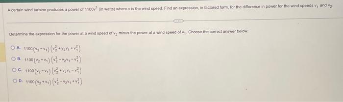 Solved 1100(v2−v1)(v22+v2v1+v12)1100(v2+v1)(v22−v2v1−v12)110 | Chegg.com