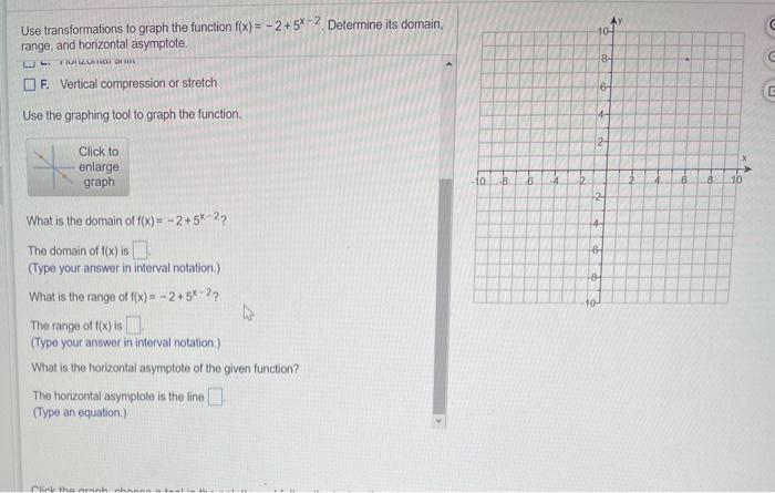 Solved 10- 8 Use transformations to graph the function f(x) | Chegg.com