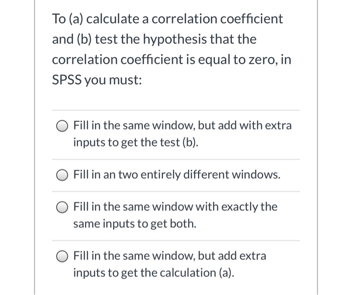 Solved To (a) Calculate A Correlation Coefficient And (b) | Chegg.com