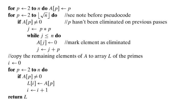 Write this code in the form of an algorithm like this | Chegg.com