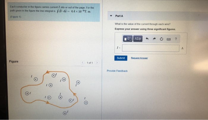 Solved Each conductor in the figure carries current into or | Chegg.com